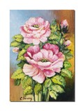 Cumpara ieftin Tablou pictat manual, Ale mele flori frumoase- 35x25cm ulei pe panza, Fabulos