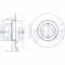 DELPHI BG3738 Disc frana