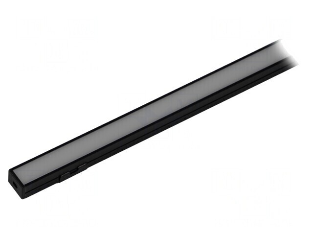 Profil Aluminiu Negru 2m pentru Module LED