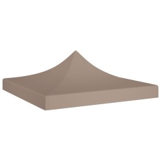 Gossi acoperis pentru cort de petrecere, gri taupe, 3x3 m, 270 g/m2