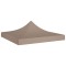 Gossi acoperis pentru cort de petrecere, gri taupe, 2 x 2 m, 270 g/m2