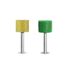V&Aacute;LEC S HLADK&Yacute;M ČELOM-pr.13 mm,stopka 3mm, Granulatie Saburr ASPRA - VERDE