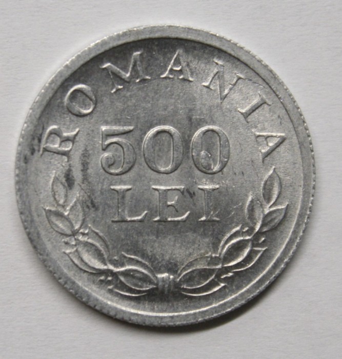 500 LEI 1946 . MATRITA LOVITA . DETALII EXCELENTE .