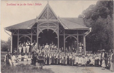 CP Saliste Pavilionul de joc din Gales ND foto