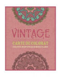 Vintage. Carte de colorat - Paperback brosat - Litera