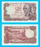 Spania (p#152) 100 Pesetas 1970 UNC &#039;Patio de los Surtidores&#039; serie: diverse (cifra-litera-7 cifre)