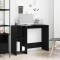 vidaXL Birou cu raft Stejar Negru 102.5 x 35 x 75 cm Lemn compozit 862664