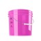 Găleată spălare auto Chemicalworkz Performance Bucket Roz Transparent 13L