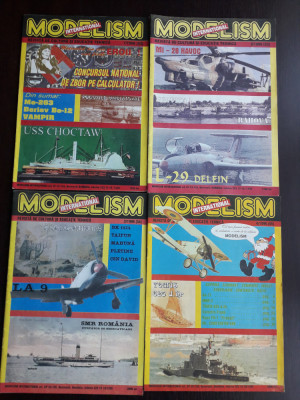 Lot 4 Reviste Modelism an 1996, nr.1,2,3,4 / C rev P2 foto