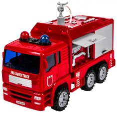 Jucărie Vehicul, Model Mașină de Pompieri, Lansează Apă, Sunete și Lumini, Roșu