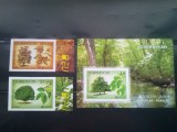 AZERBAIJAN 2011 EUROPA CEPT- Paduri - Serie + Bloc Nedantelate -MNH**