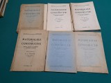 LOT 20 REVISTA MATERIALE DE CONSTRUCȚIE* DIFERITE NUMRERE1941-1943 *