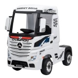 Cumpara ieftin Camion electric pentru copii, Mercedes ACTROS, 4x4, 180W 12V, PREMIUM, alb