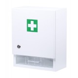 Dulap pentru medicamente si prim ajutor din lemn, 40x31x17cm, alba