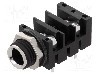 Conector jack, Jack 6,3mm, 2 contacte, mama, AMPHENOL - ACJM-MHDR