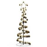 vidaXL Pom de Crăciun cu LED-uri 100 LED-uri alb cald 150 cm 3318562