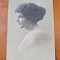 Fotografie tip Carte Postala, portret de femeie, 1925, necirculata