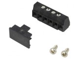 Regletă de Conexiuni PCB 90&deg; 3,81mm 4 Piste 8A