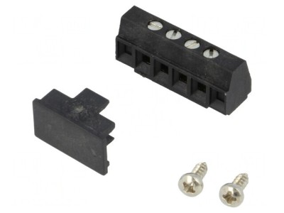 Regletă de Conexiuni PCB 90&amp;deg; 3,81mm 4 Piste 8A foto