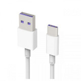 Cablu de date si incarcare, HL-1289 pentru Huawei, USB-Type-C 3.1, 5A, Alb, Oem