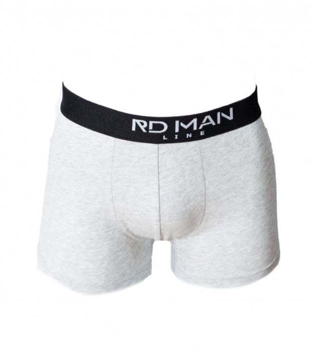 Boxeri Bărbați din Bumbac Elastic - 3XL - Gri