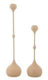 Mauro Ferretti Set Suport Lumanare Slimmy Roz 2 Bucati Cm &Oslash; 8X26-8X35 | Aosom Romania