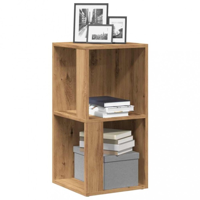 Gossi dulap de colt artisan stejar 33x33x67 cm lemn prelucrat