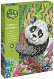 Kit creativ diamante strasuri - Canvas Panda - Sentosphere