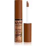 NYX Professional Makeup Butter Gloss Bling lip gloss strălucitor culoare 04 Pay Me In Gold 8 ml