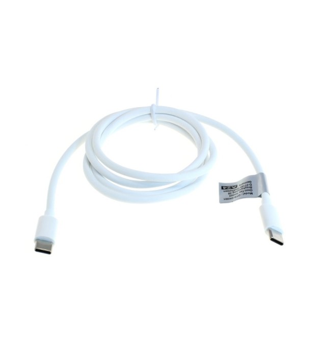 Cablu de date OTB - USB-C 2.0 tată la USB-C 2.0 tată - USB-PD 100W - 1,0 m - alb