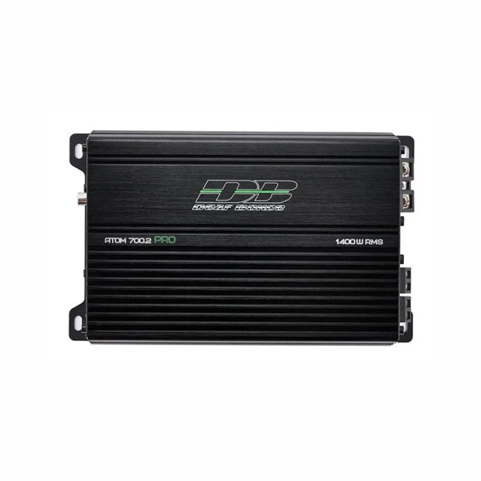 Amplificator Auto Deaf Bonce Apocalypse Atom-700.2 Pro, 2 canale, 1400W