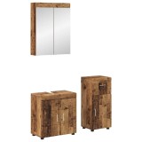 vidaXL Set de mobilier pentru baie TULUM Lemn vechi Lemn compozit 3398032
