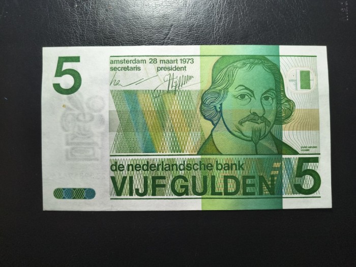 OLANDA 5 GULDENI 1973 EXCELENTĂ
