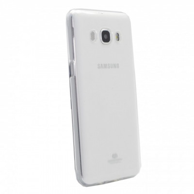 Husa SAMSUNG Galaxy J5 2016 - Jelly Clear (Transparent) Anti-Ingalbenire foto