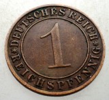 B.164 GERMANIA WEIMAR 1 REICHSPFENNIG 1931 D