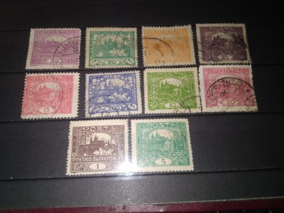 TIMBRE CEHOSLOVACIA 1918 foto