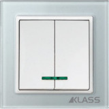 L-klass grey/3903 &ndash; Comutator led (rama sticla)