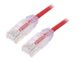 Patch cord PANDUIT TX6-28&trade;, U/UTP 6 litat Cu LSZH roşu 2m 28AWG
