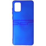 Husa Silicon Electric Blue Samsung Galaxy A71 - Calitate Superioara