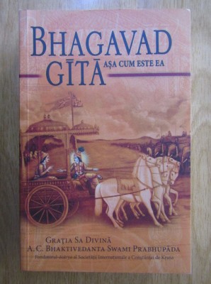 Bhagavad Gita asa cum este ea ( text original, traducere și comentarii) foto