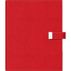 Agenda organizer A5 cu catarama rosu Elegance