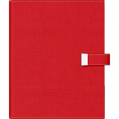 Agenda organizer A5 cu catarama rosu Elegance foto
