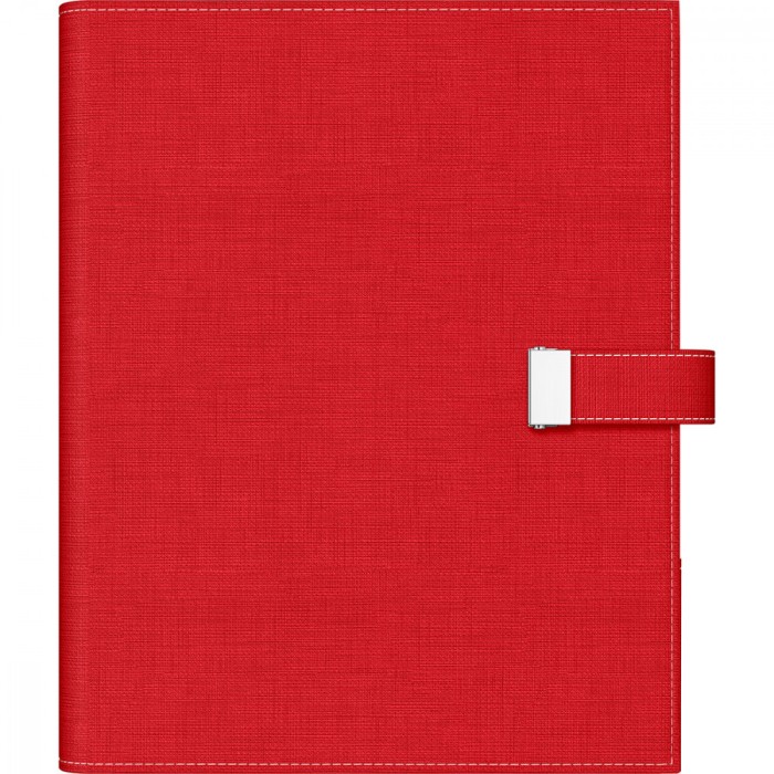 Agenda organizer A5 cu catarama rosu Elegance