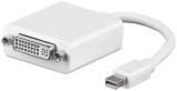 Cablu adaptor mini DisplayPort la DVI-I 24+5 PL alb Goobay