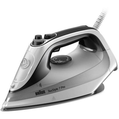 Fier de calcat Braun TexStyle 7 SI 7149, 2900 W, Abur 50 g/min, Alb/Negru foto