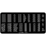 Cumpara ieftin Matrita Metalica Stampila Unghii LUXORISE, Julliet Dress