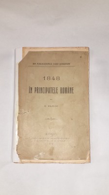 S.ALBINI - 1848 IN PRINCIPATELE ROMANE Ed.1910 foto
