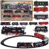 Set de trenulețe cu semne feroviare și accesorii alimentate cu baterii