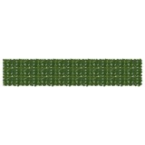 vidaXL Ecran de balcon cu frunze Verde 400 x 75 cm 42040654