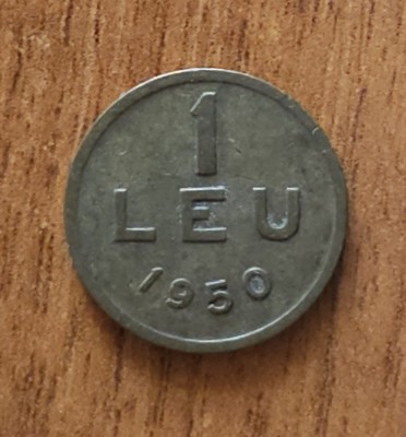 1 leu 1950, RPR / Rom&amp;acirc;nia foto